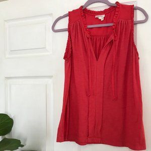Anthropologie Cotton Sleeveless Blouse